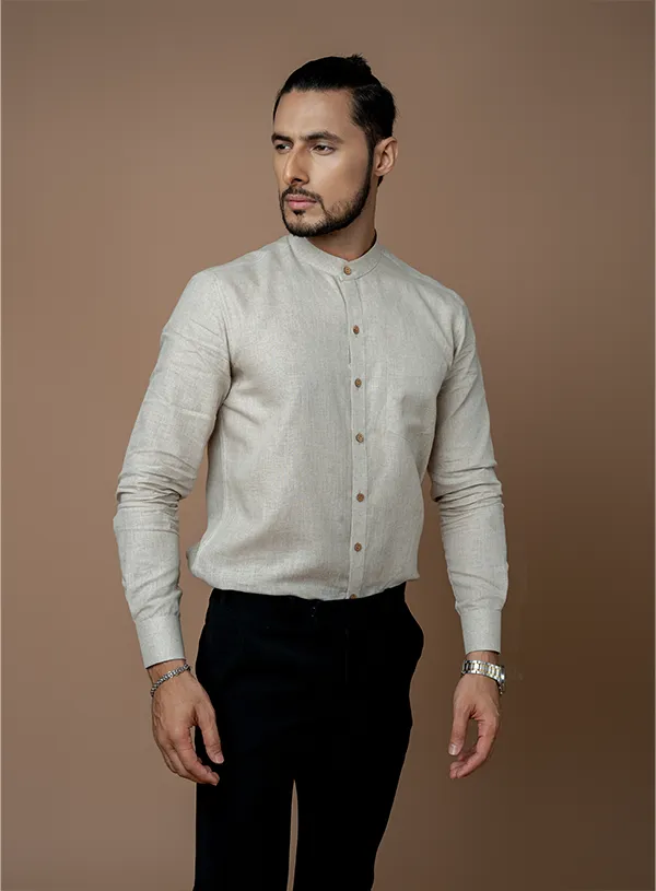 Linen Shirt Beige - Bellpep Lifestyles